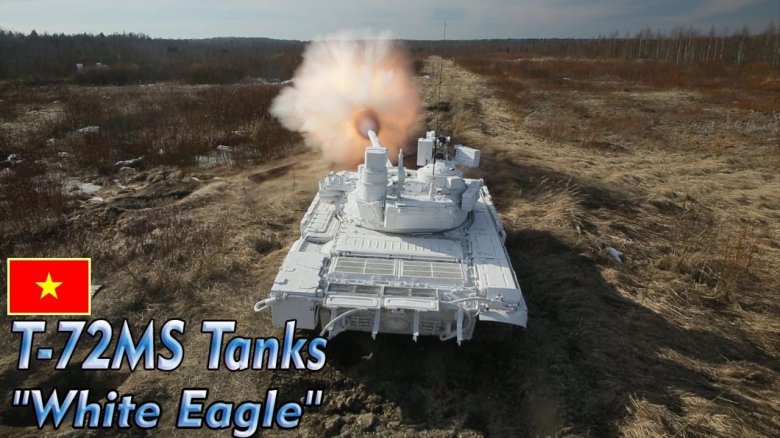 Т-72мс белый Орел