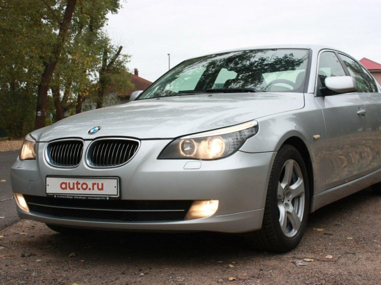 Бмв 5 е60 серебристая