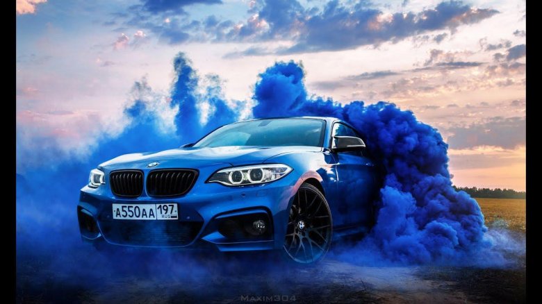 БМВ м5 синяя