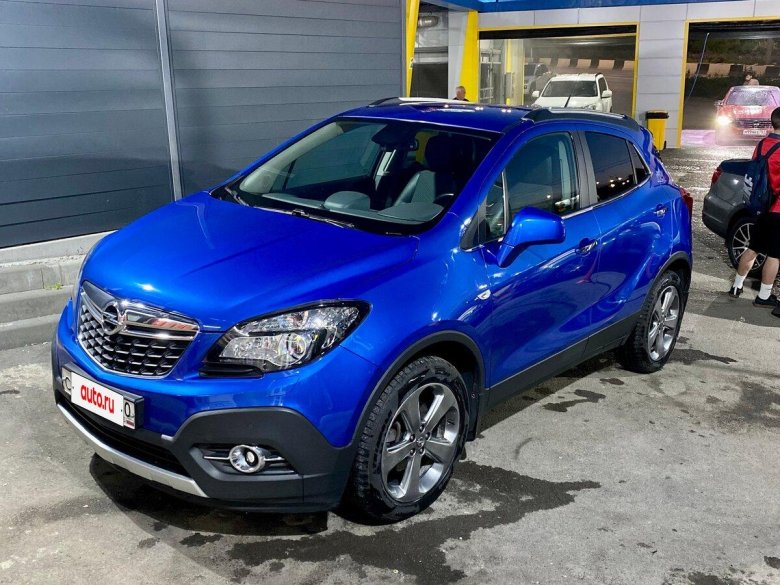 Опель мокка синий 2013