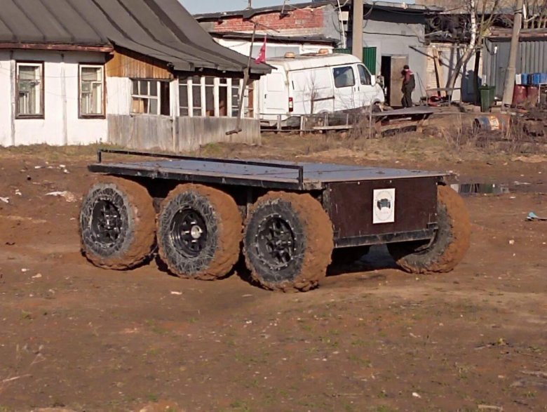 Шестиколесный мини вездеход