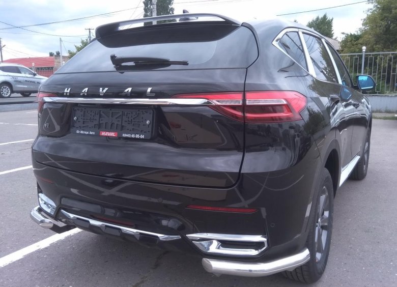 Защита бампера Хавал ф7