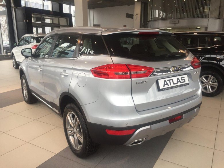 Джили атлас цвета кузова