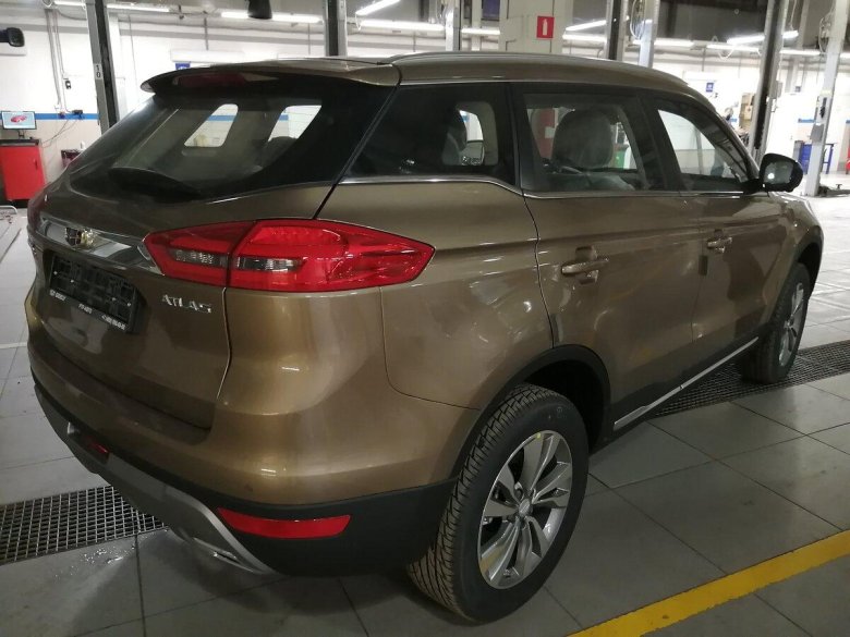 Geely Atlas цвета