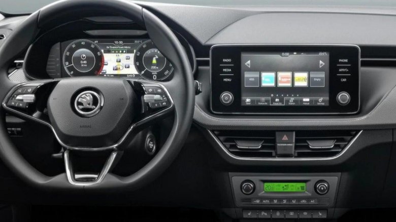 Шкода Рапид 2021 салон