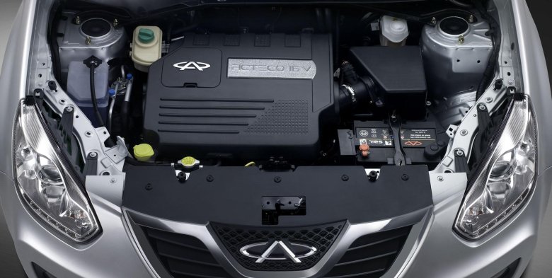 Подкапотное пространство чери Тигго т11 1.8