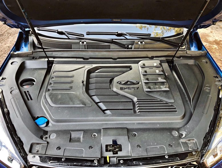 Chery Tiggo 7 Pro моторный отсек