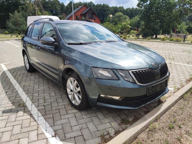 Шкода Рапид серая