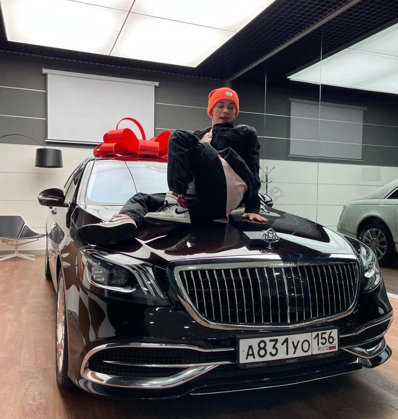 Машина Дани Милохина 2021