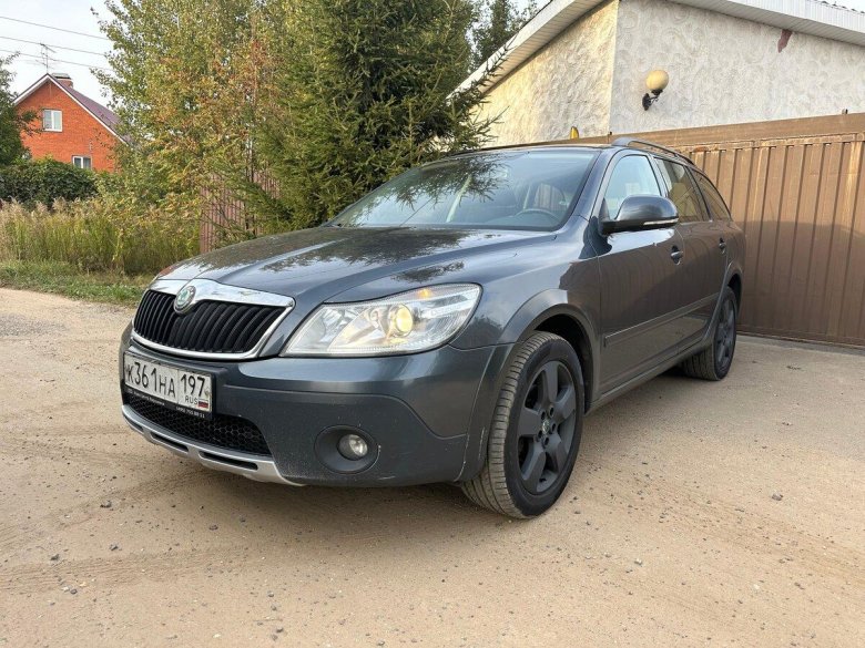 Серая шкода октавия