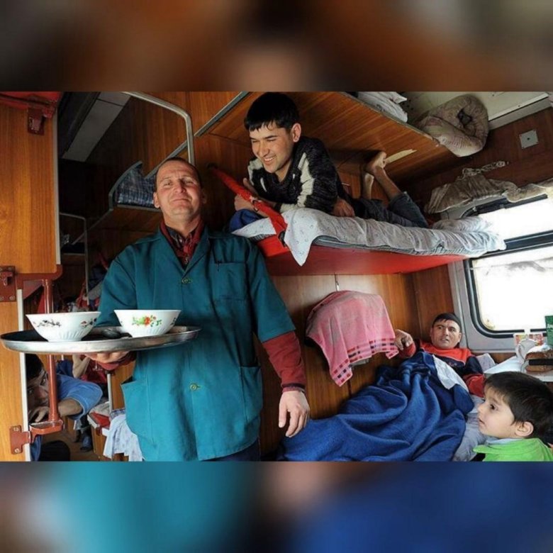 Плацкарт с людьми