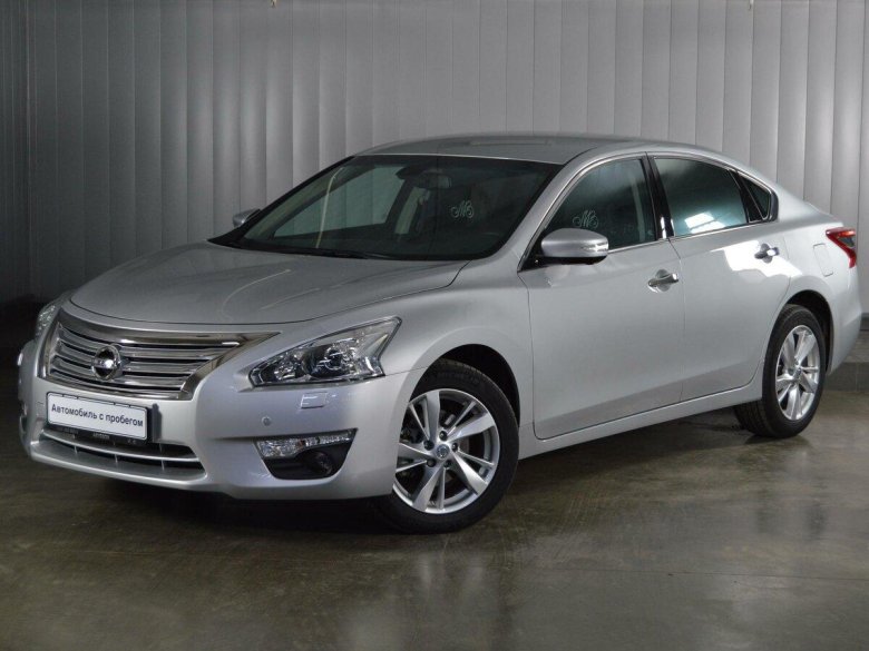 Ниссан Теана 2014 серебристая