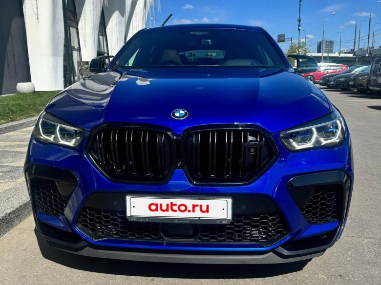 Бмв х 6 синий