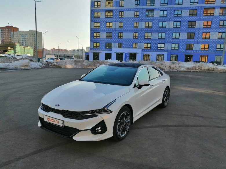 Киа к 5 белая
