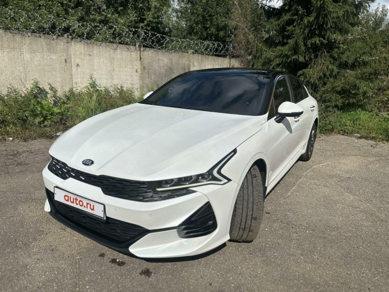 Kia k5 2021 белая