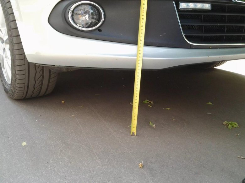 Volkswagen Polo дорожный просвет клиренс