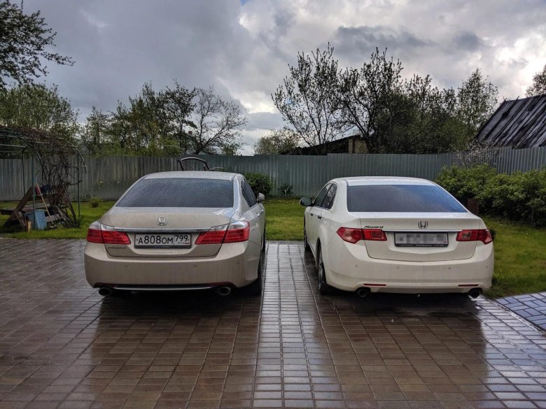 Хонда Аккорд 8 Рестайлинг и дорестайлинг