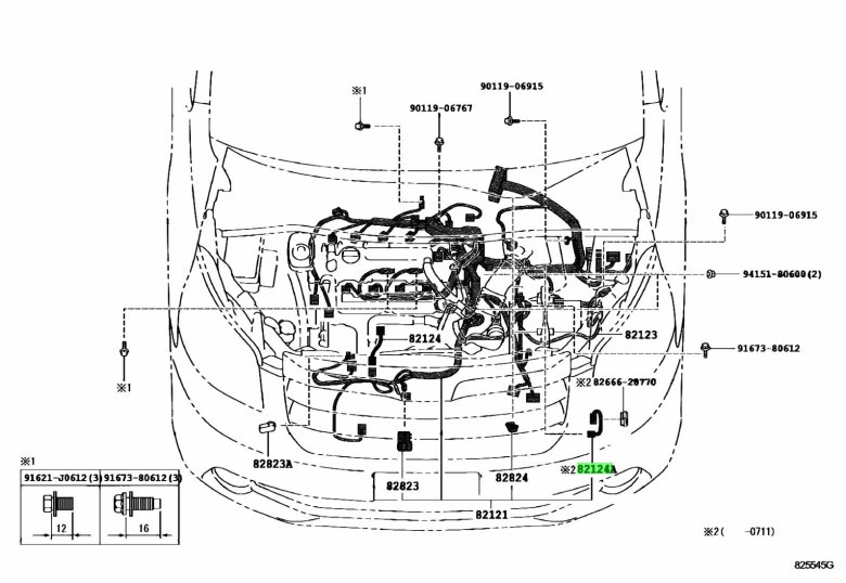 Проводка Тойота Вокси