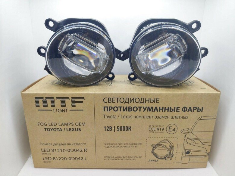 Светодиодные противотуманные фары toyota