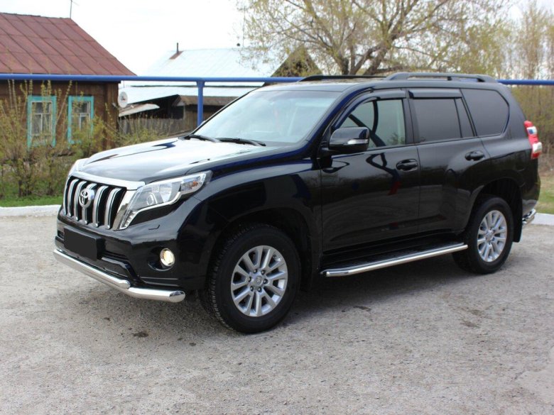 Тойота ленд Крузер Прадо 2016 черный