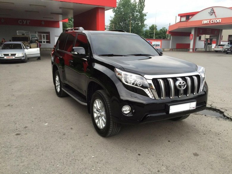 Тойота ленд Крузер Прадо 150 черный