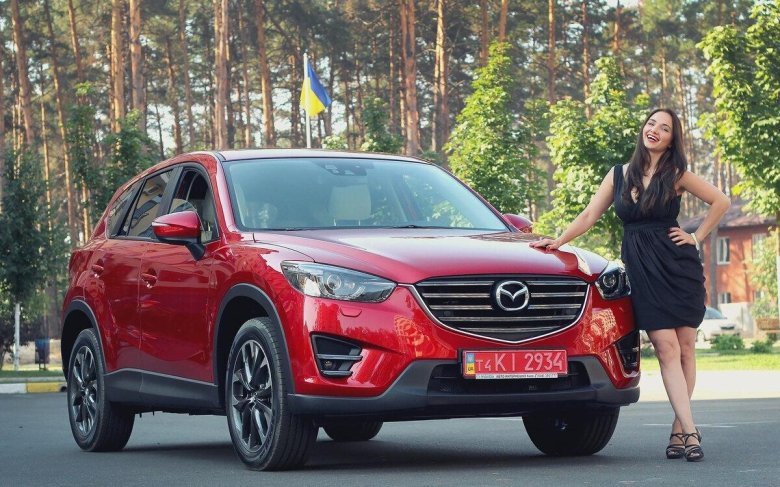 Мазда СХ-5 красная