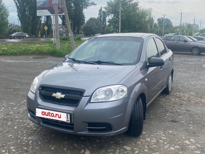 Шевроле авео серая 2008