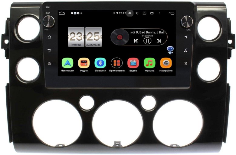 Тесла магнитола для Toyota FJ Cruiser