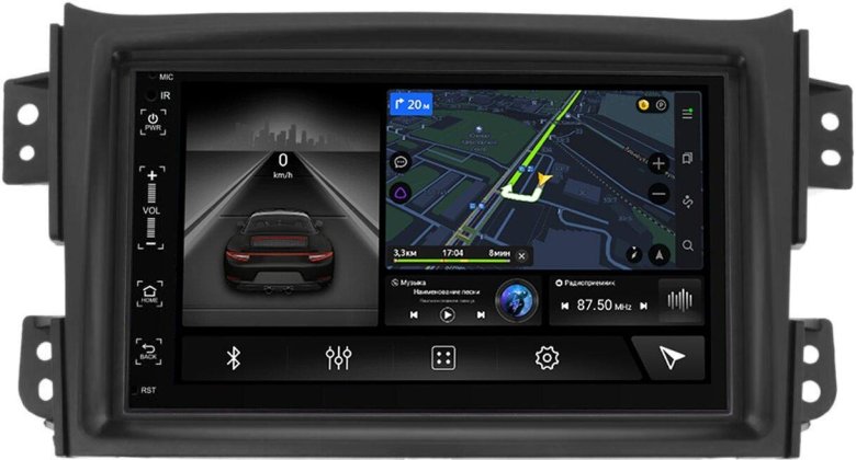 Магнитола в штатное место 2 din renault duster