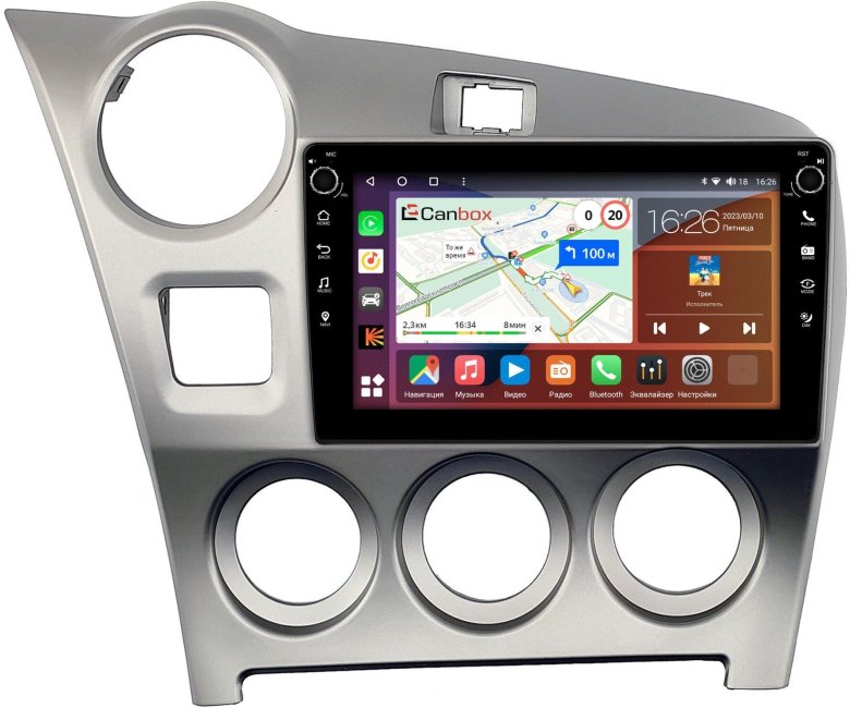 Штатная магнитола toyota matrix