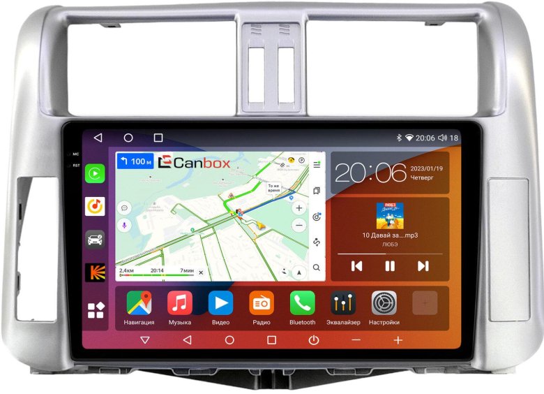 Штатная магнитола toyota land cruiser prado