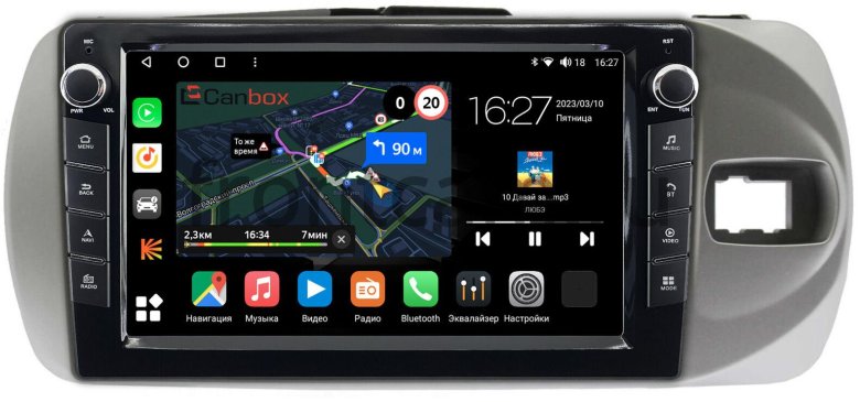 Штатная магнитола toyota vitz