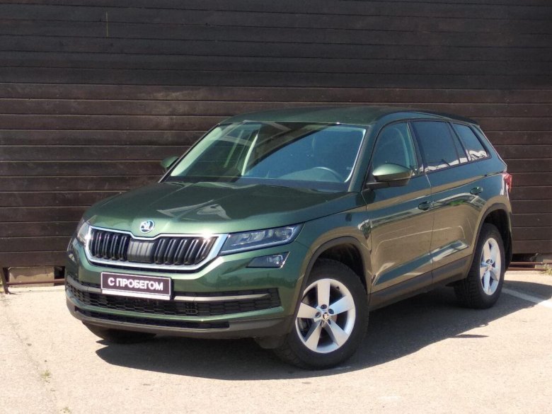 Шкода кодиак зеленая