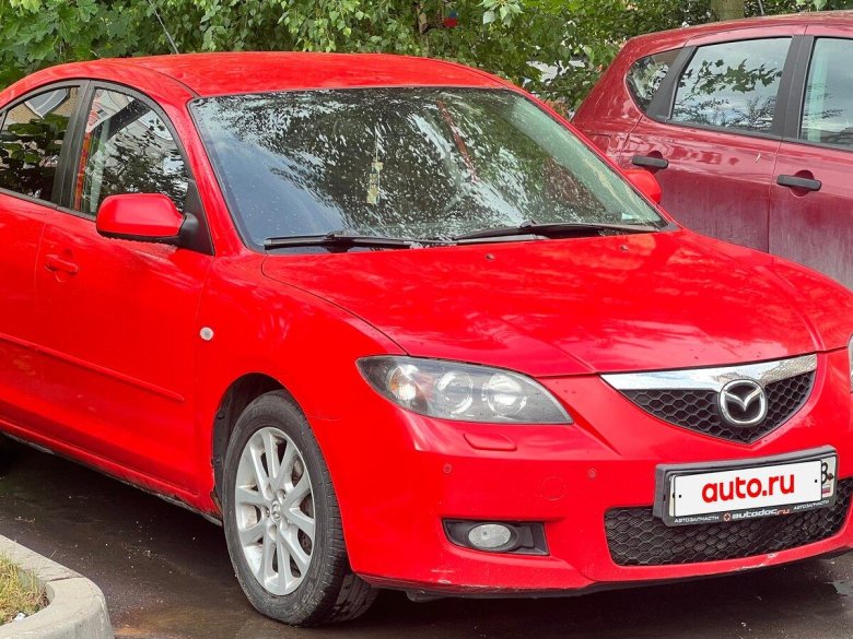 Mazda 3 bk хэтчбек красная