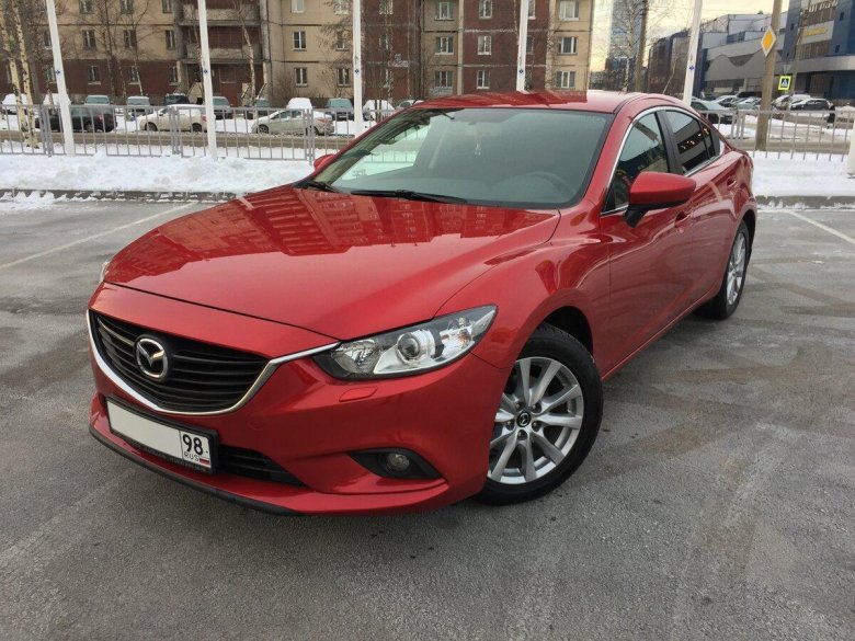Мазда 6 красная