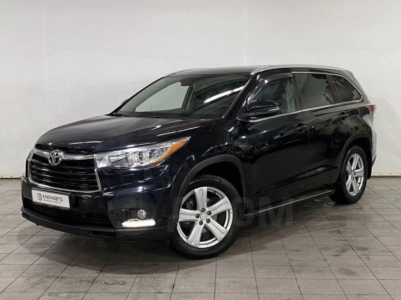 Тойота хайлендер 2014 серый