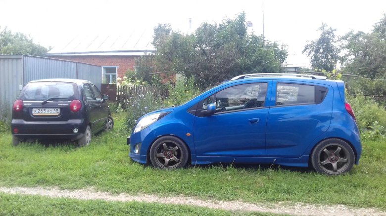 Шевроле Спарк 2012 разболтовка