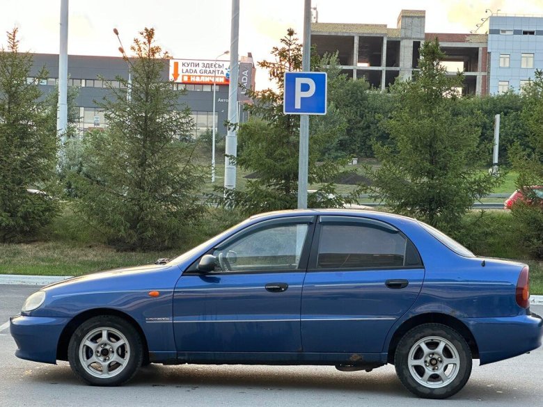 Шевроле ланос синий