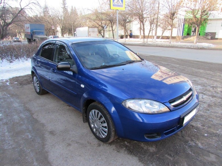 Chevrolet Lacetti '2008 синяя хэтчбек