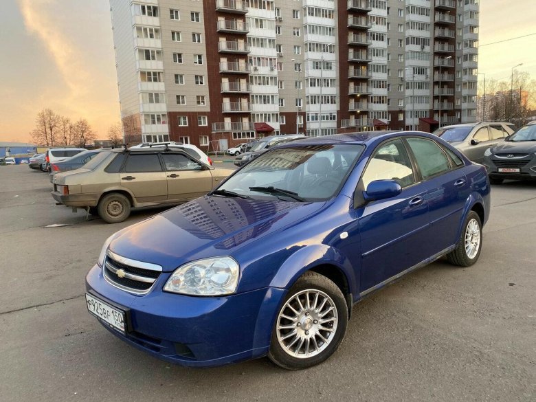 Шевроле Лачетти седан синий