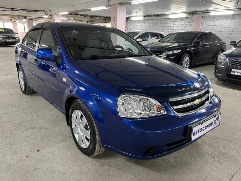 Шевроле Лачетти синяя