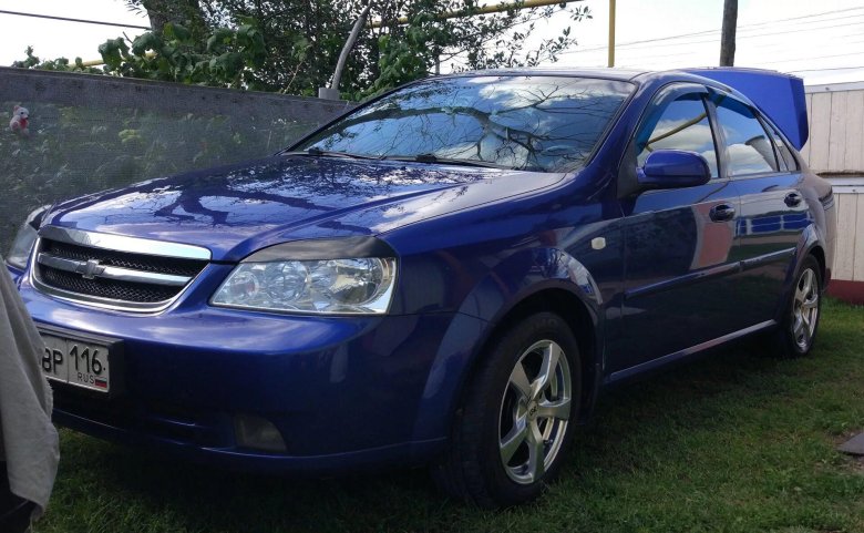 Шевроле Лачетти седан синий