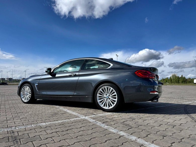 Bmw 4 серии купе серая
