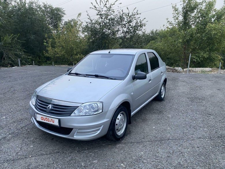 Рено логан серебристый 2011