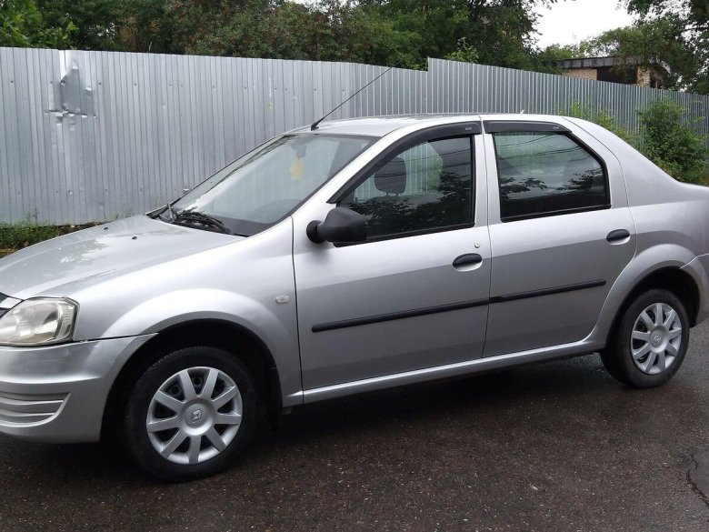 Рено Логан 1 серебристый