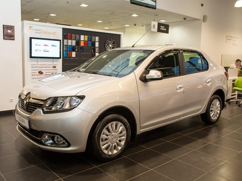 Рено Логан 2 серебристый