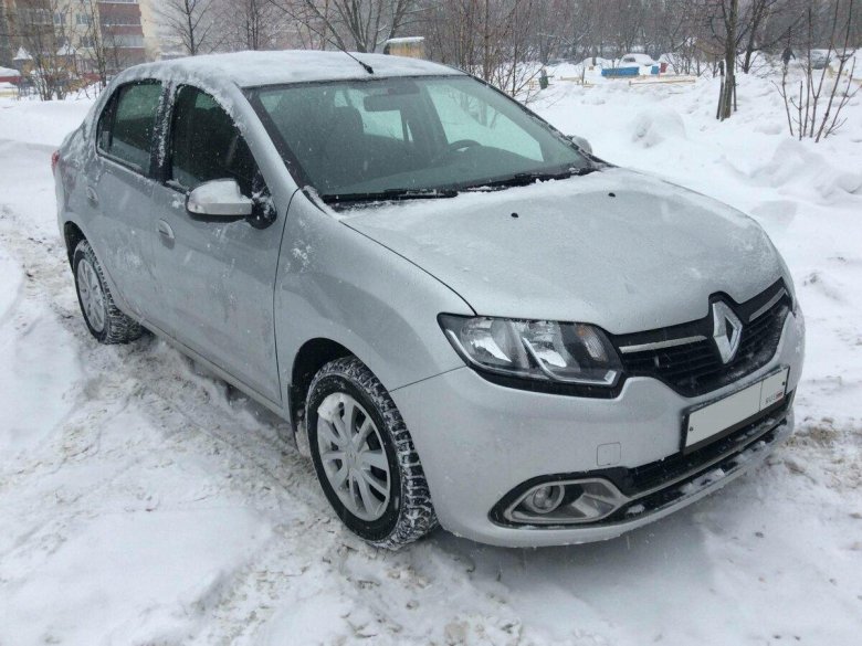 Рено Логан 2 серебристый