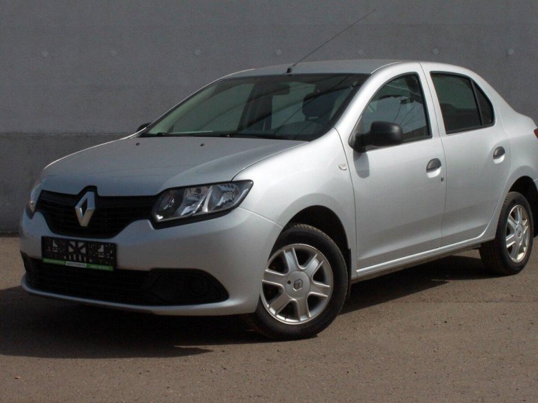 Рено Логан 2 серебристый