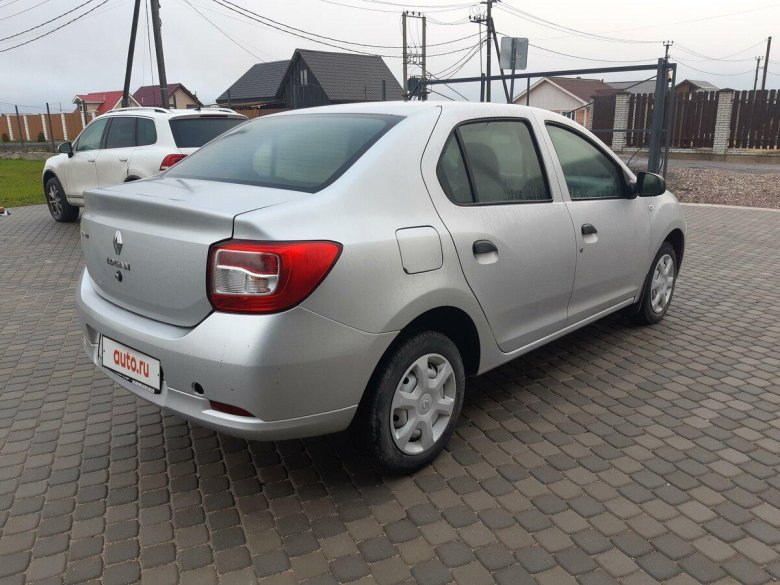 Рено Логан 2 серебристый