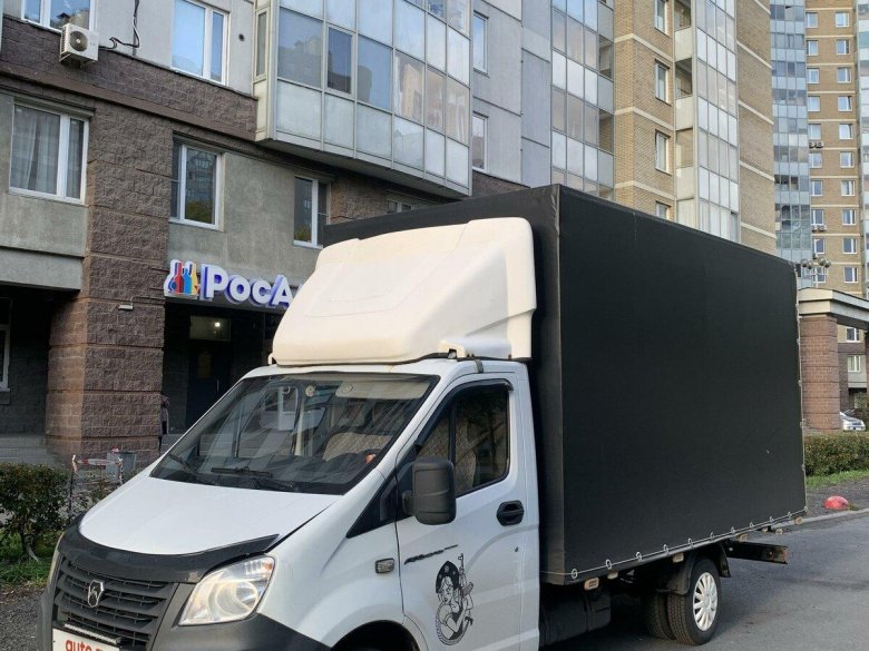 Газель некст черный тент